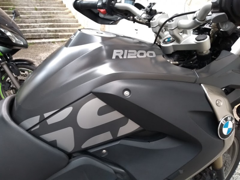 Decoração lateral de depósito - BMW R1200 GS - 2008 a 2012